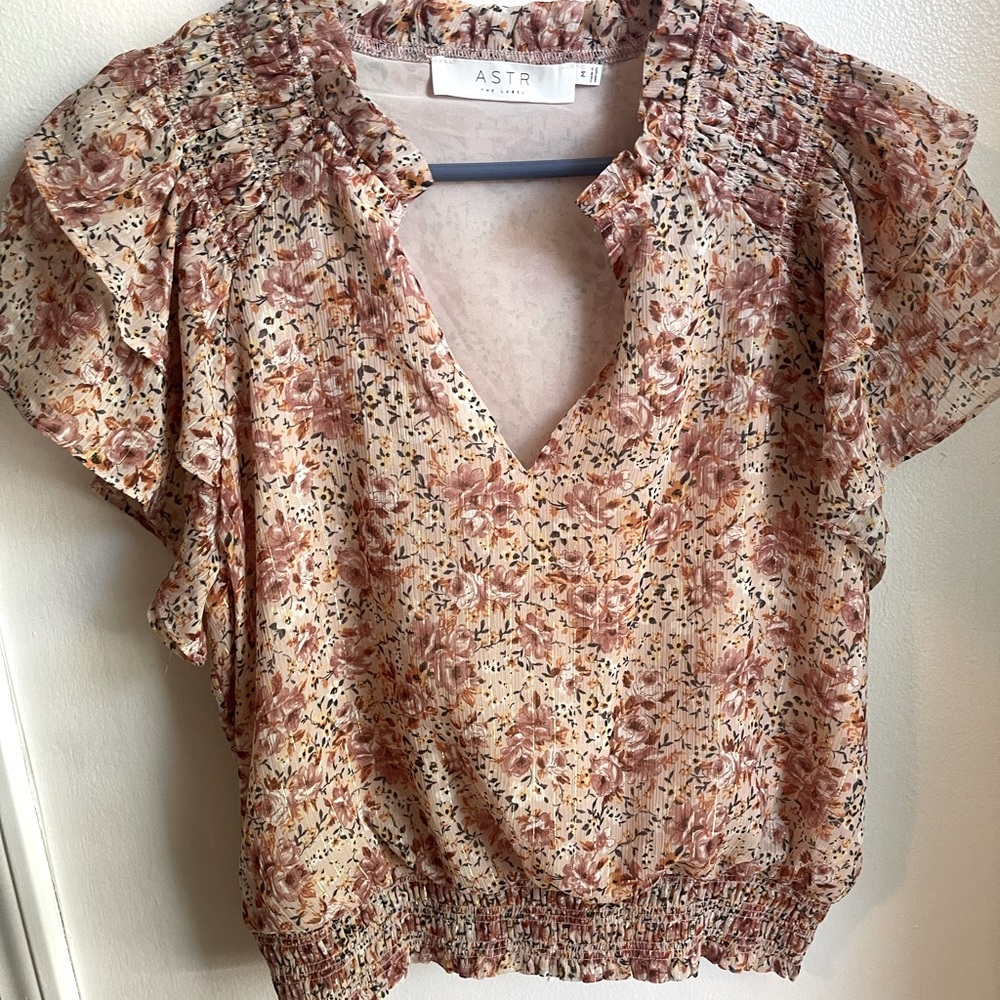 Floral blouse - ASTR, medium